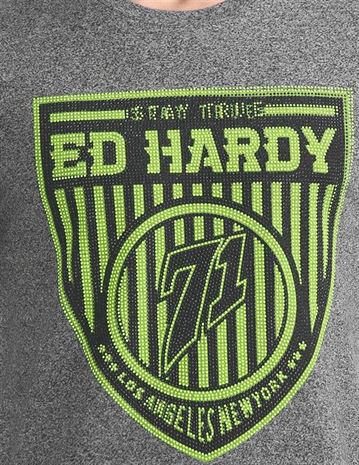 Ed Hardy Men Casual Wear Printed  T-Shirt
